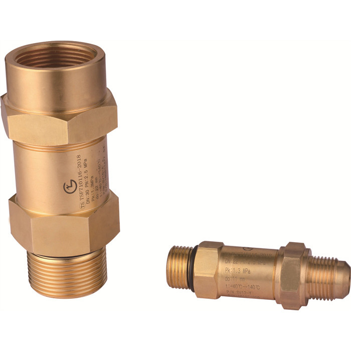 Koelmiddel drukverlagend klep Centrale AC veiligheidsklep met -29°C+140°C 0.3~4.5MPa druk