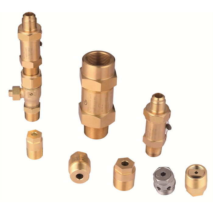 Koelmiddel drukverlagend klep Centrale AC veiligheidsklep met -29°C+140°C 0.3~4.5MPa druk