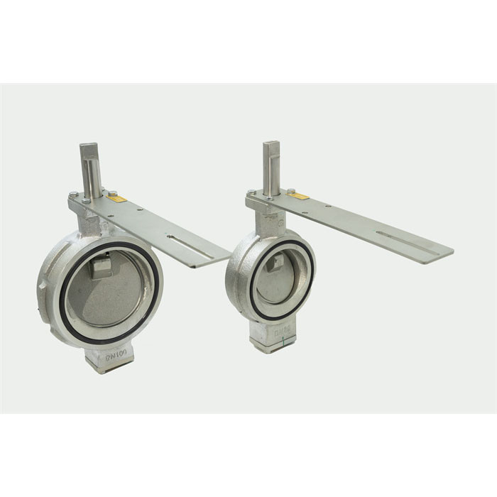Beschermingsklasse IP67 - Vlinder voor koeling met vlinder voor CFC's HCFC's HFC's DN40DN300