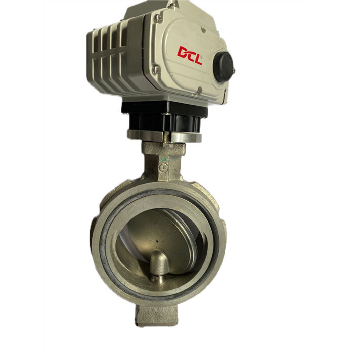 1.0 2.5 nauwkeurigheid 4 inch elektrische vlinderklep voor zware werkzaamheden