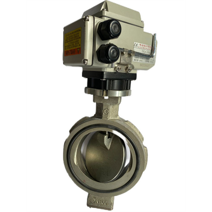 1.0 2.5 nauwkeurigheid 4 inch elektrische vlinderklep voor zware werkzaamheden