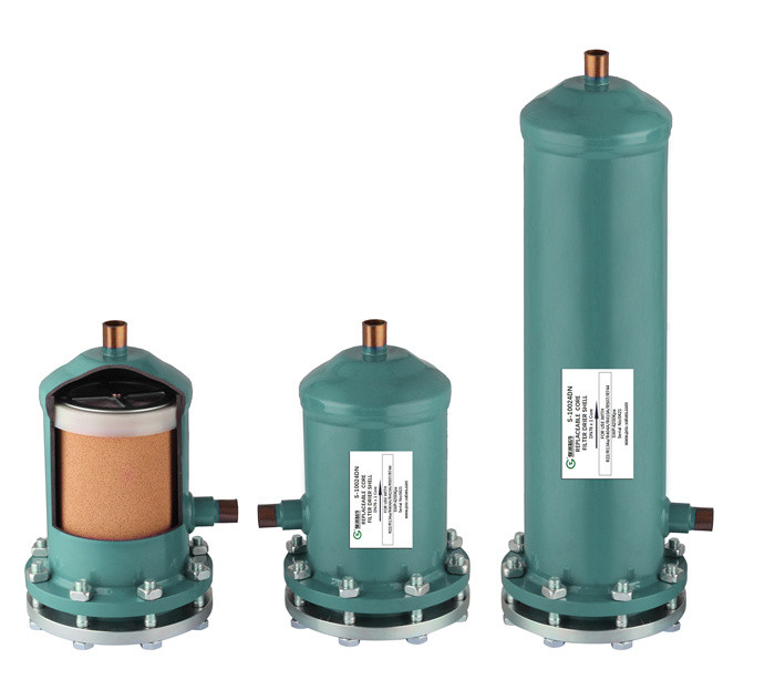 DN10  DN80 koelmiddeldrogerfilter aanpasbaar filterelement voor CFC HCFC HFC POE olie CE-gecertificeerd