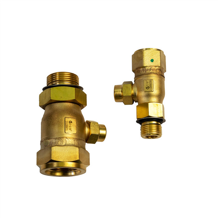 CFC's HCFC's HFC's 3 Way Off Valve voor koeling Temperatuursbereik -29°C+140°C