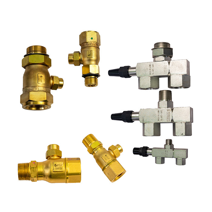 CFC's HCFC's HFC's 3 Way Off Valve voor koeling Temperatuursbereik -29°C+140°C